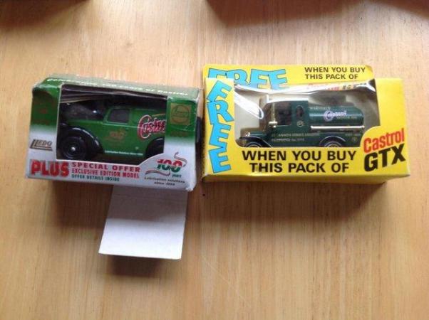 Image 1 of Two castrol models for collector or child to play with