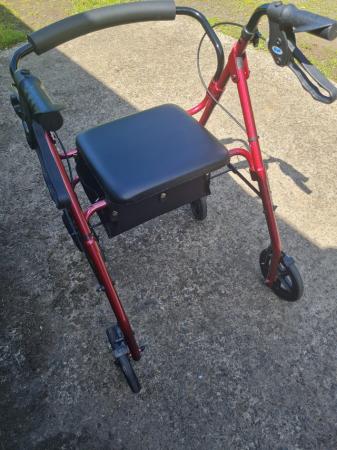 Image 1 of 4 wheeled mobility aid/shopper