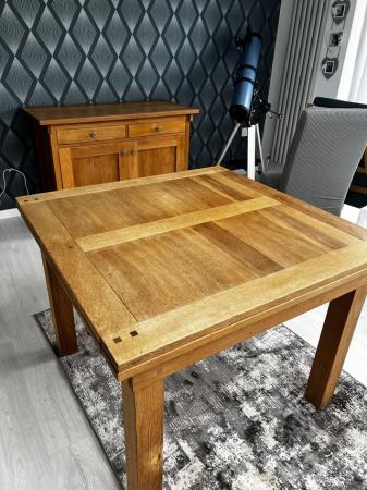 Image 2 of Oak flip top dining table