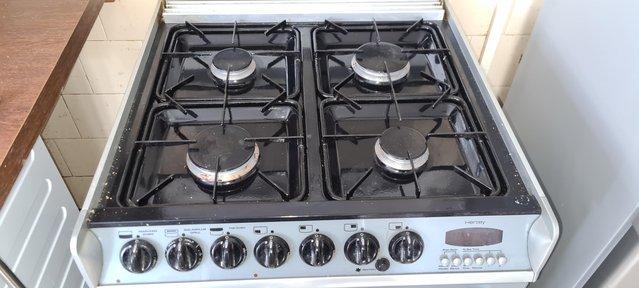 Preview of the first image of Cannon Gas hob with electric oven and grill cooker.