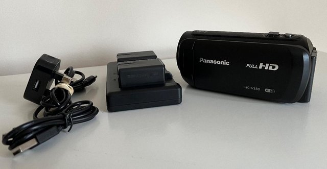Image 1 of Panasonic HC-V380 Camcorder with WiFi