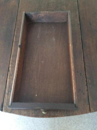 Image 2 of Oak Eighteenth Century Drop Leaf Gate Leg Dining Table