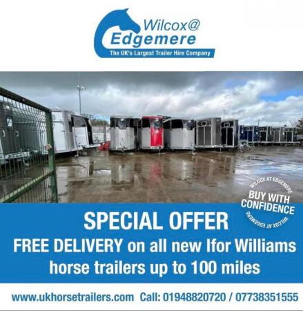 Image 1 of Ifor Williams Hbx 506 Horsetrailer FREE delivery 100 miles