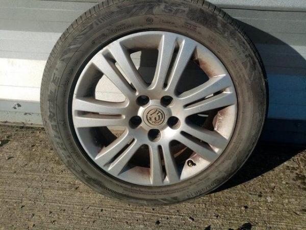 Image 1 of alloy wheel with tyre or vauxhall asta
