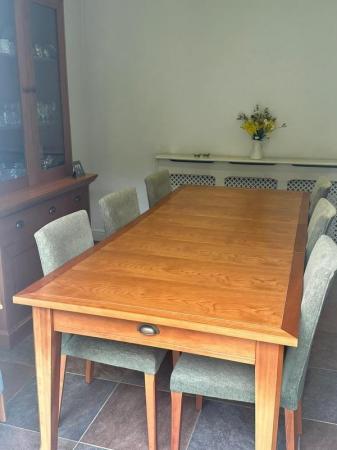 Image 2 of Dining Room Table in Cherry plus set of 6 matching chairs
