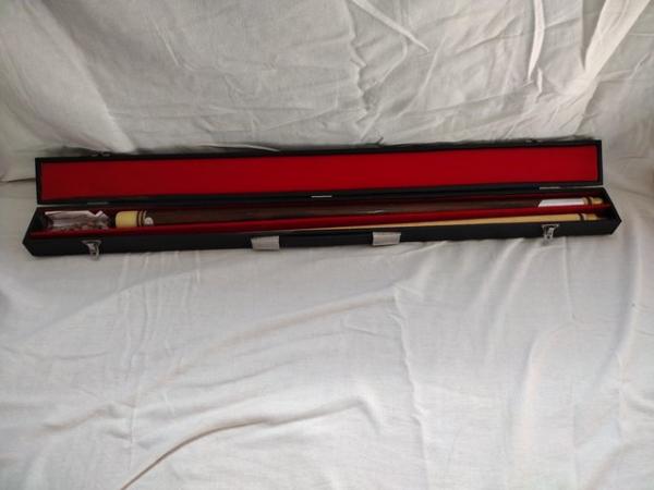 Image 2 of 2 piece boxed snooker cue.