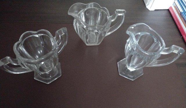 Image 2 of Vintage Sturdy Glassware Jugs