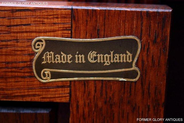 Image 78 of OLD CHARM TUDOR OAK CANTED HALL TABLE CABINET CUPBOARD STAND