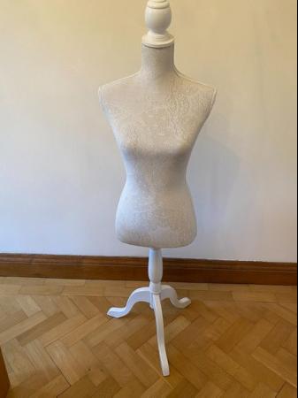 Image 1 of Manikin for clothes, white, wood