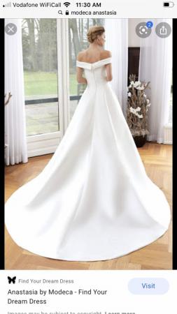 Image 1 of Modeca Anastasia A line Wedding dress, ivory.