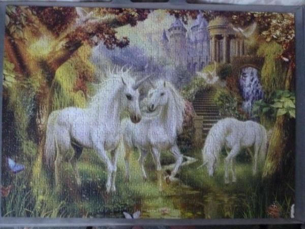 Image 3 of “Unicorn” 1000 Piece Jigsaw Puzzle