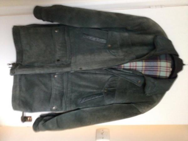 Image 1 of Suede Outdoor leather Coat