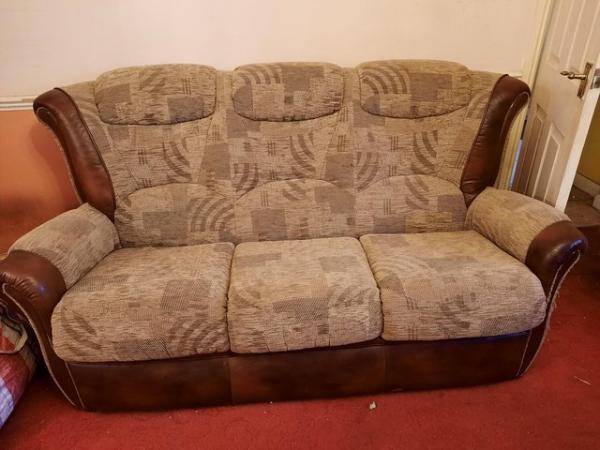 Image 1 of Petite settee and two arm chairs