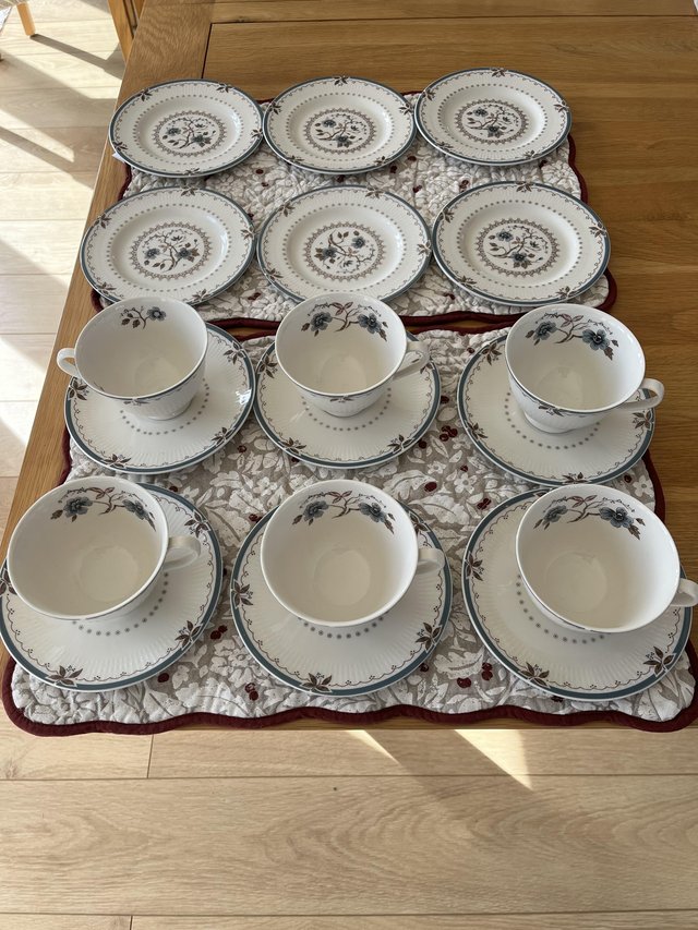 Preview of the first image of Royal doulton fine china tea set.