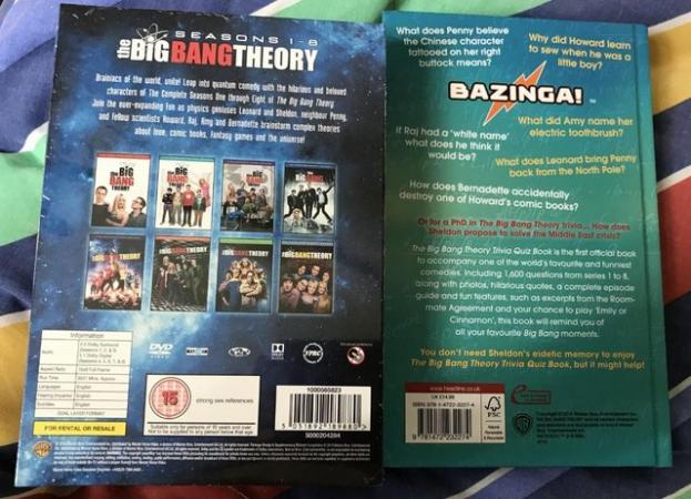 Image 2 of New The Big Bang Theory Seasons 1-8 Box Set and Book