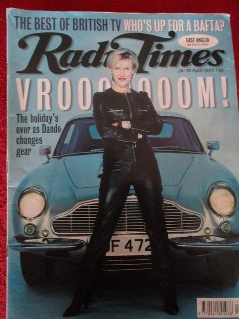 Preview of the first image of JILL DANDO. RADIO TIMES, APRIL 1999..