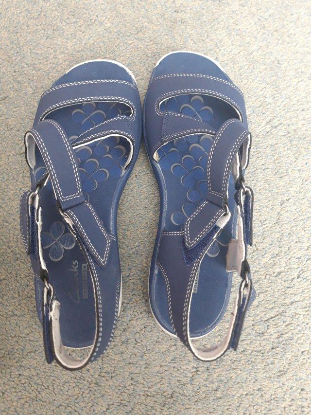 Preview of the first image of NEW- CLARK'S SANDALS- NEVER WORN!.