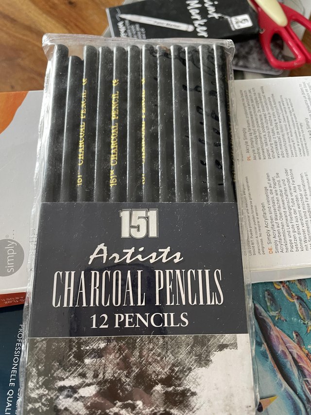 Preview of the first image of Art Pencils, book, paints ….