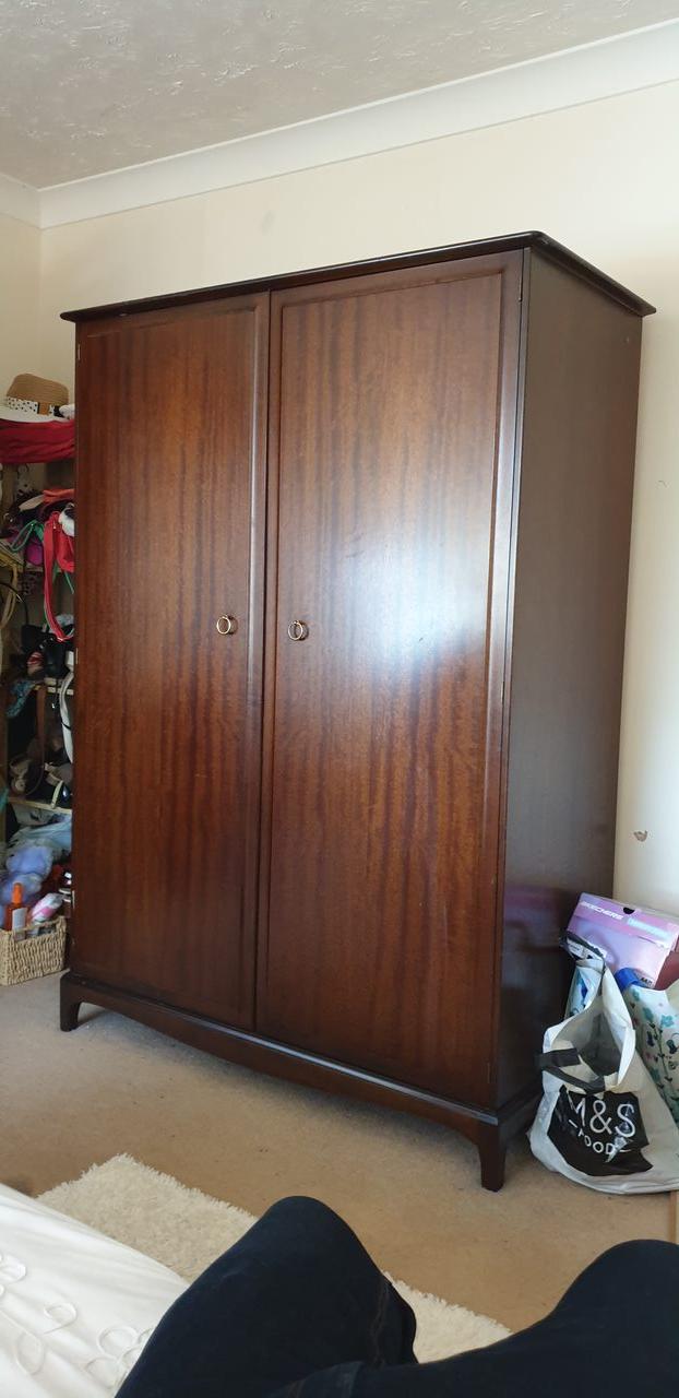 Preview of the first image of STAG MINSTREL WARDROBE.MAHOGANY. FANTASTIC COND.