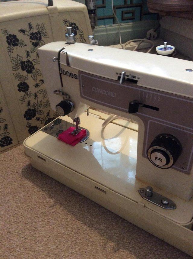 Preview of the first image of Jones and Brother electric sewing machine.