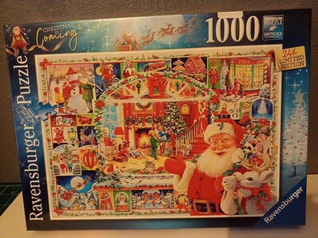 Preview of the first image of WADDINGTONS LIMITED EDITION  SANTAS WORKSHOP JIGSAW COMPLETE.