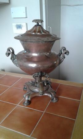 Image 2 of Lovely antique copper and brass samovar