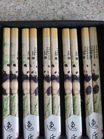 Image 3 of Utage Irodori Bashi Bamboo Chopsticks Gift Set in a Handmade