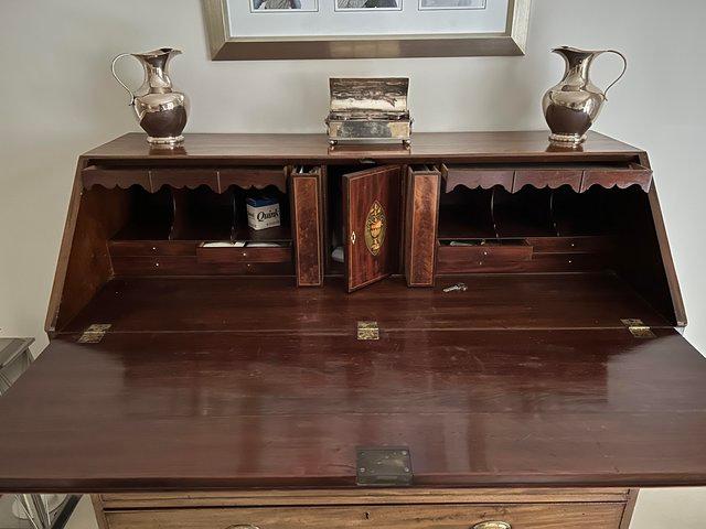 Preview of the first image of GEORGE III BUREAU in the excellent condition.