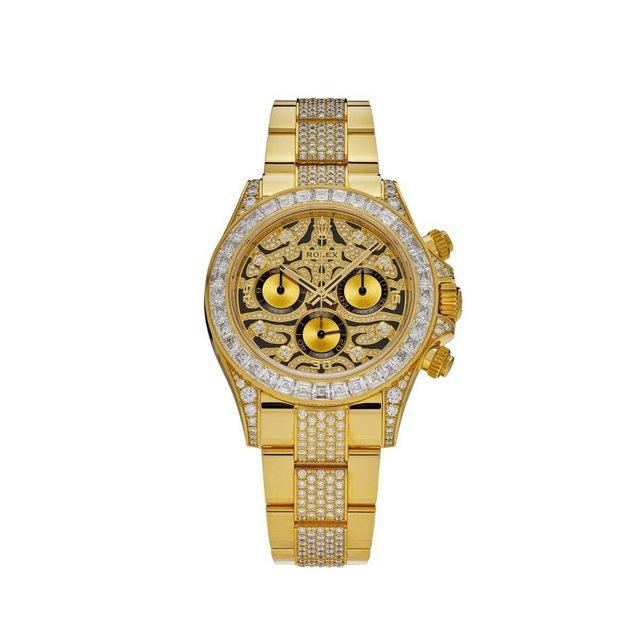 Preview of the first image of Rolex Daytona Eye Of The Tiger Yellow Gold 116598TBR.