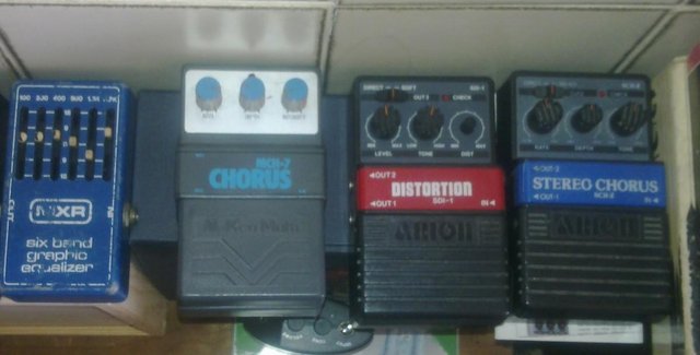 Image 1 of Job lot vintage 1980s effects pedals