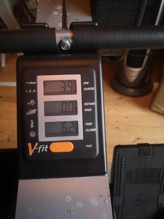 Image 2 of V-Fit Rowing machine with digital readout