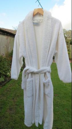 Image 3 of Bath Robe colour white By Dunelm