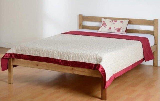 Preview of the first image of Double Panama hand made bed frame.