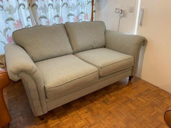 Image 2 of DFS x Country living mint green 2 seater sofa
