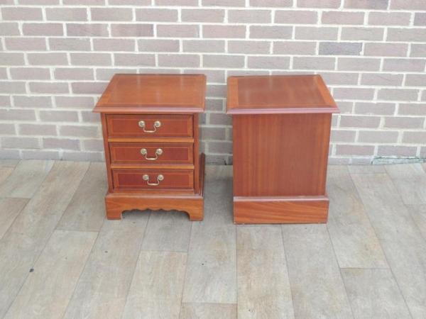 Image 12 of Heavy duty Bedside Tables with Metal Runners (UK Delivery)