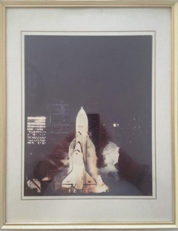 Image 1 of Framed photo of Buran space shuttle