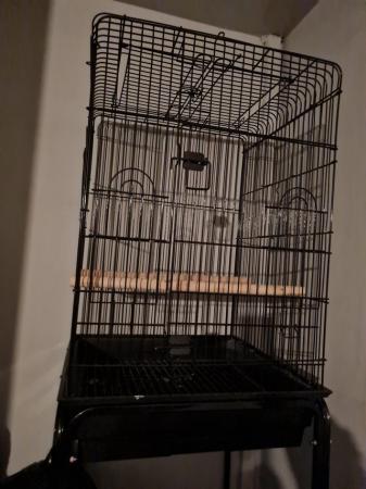 Image 1 of Small bird cage/ travel cage.