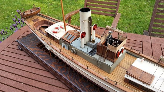 Image 2 of Model boat live steam,45 inch museum quality steam yacht