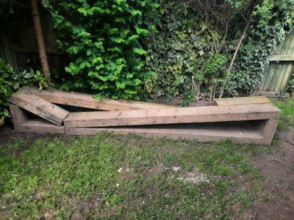 Image 1 of Free wood sleepers for collection