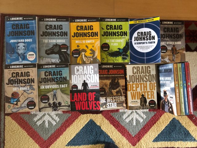 Preview of the first image of Craig Johnson Longmire Books.