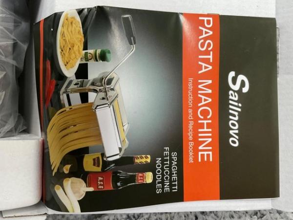 Image 2 of Sailnovo pasta machine recipe book included