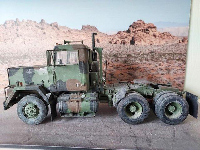 Preview of the first image of 1/35 Scale U.S. Military Truck and Trailer.
