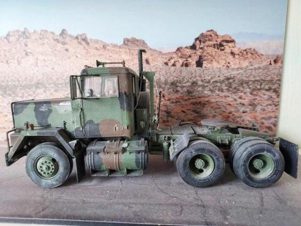 Image 1 of 1/35 Scale U.S. Military Truck and Trailer
