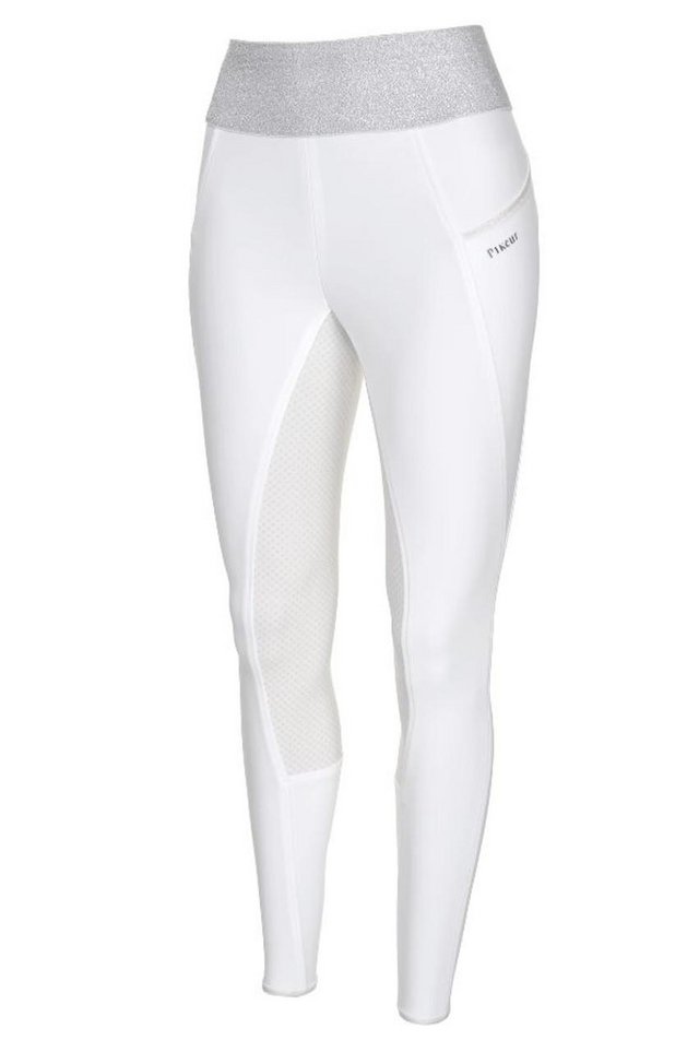 Preview of the first image of Pikeur Hanne Breeches - white & sparkly waist band (10).