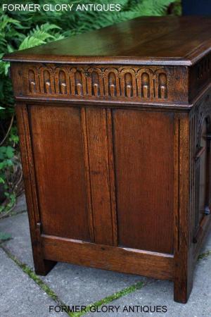 Image 72 of A TITCHMARSH & GOODWIN CARVED OAK BLANKET CHEST BOX TRUNK