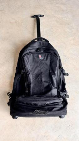 Image 1 of Luggage. The Swiss Army E Motion Travel Bag with Multiple Po