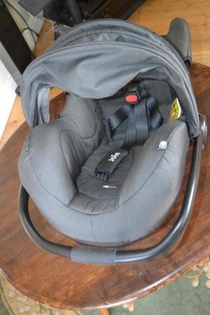 Image 4 of Joie Classic baby carrier 0-13 Infant Carrier grey with hood
