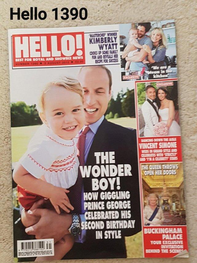 Preview of the first image of Hello Magazine 1390 - Wonder Boy! Prince George 2nd Birthday.