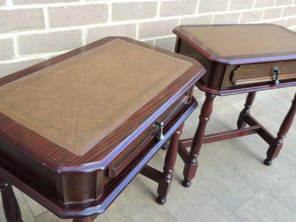 Image 4 of Pair of Retro Bedside Tables (UK Delivery)