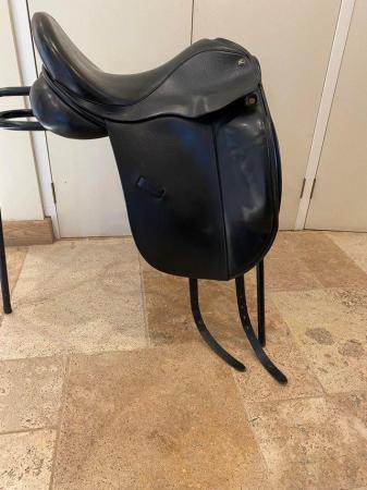 Image 3 of £295 black Ideal dressage saddle